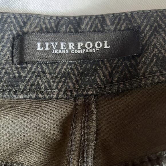 Liverpool Sienna Pull On Pants Leggings Herringbone US Size 6 - Picture 7 of 8